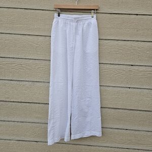 NWT Nia Mallorca Pant white semisheer size medium